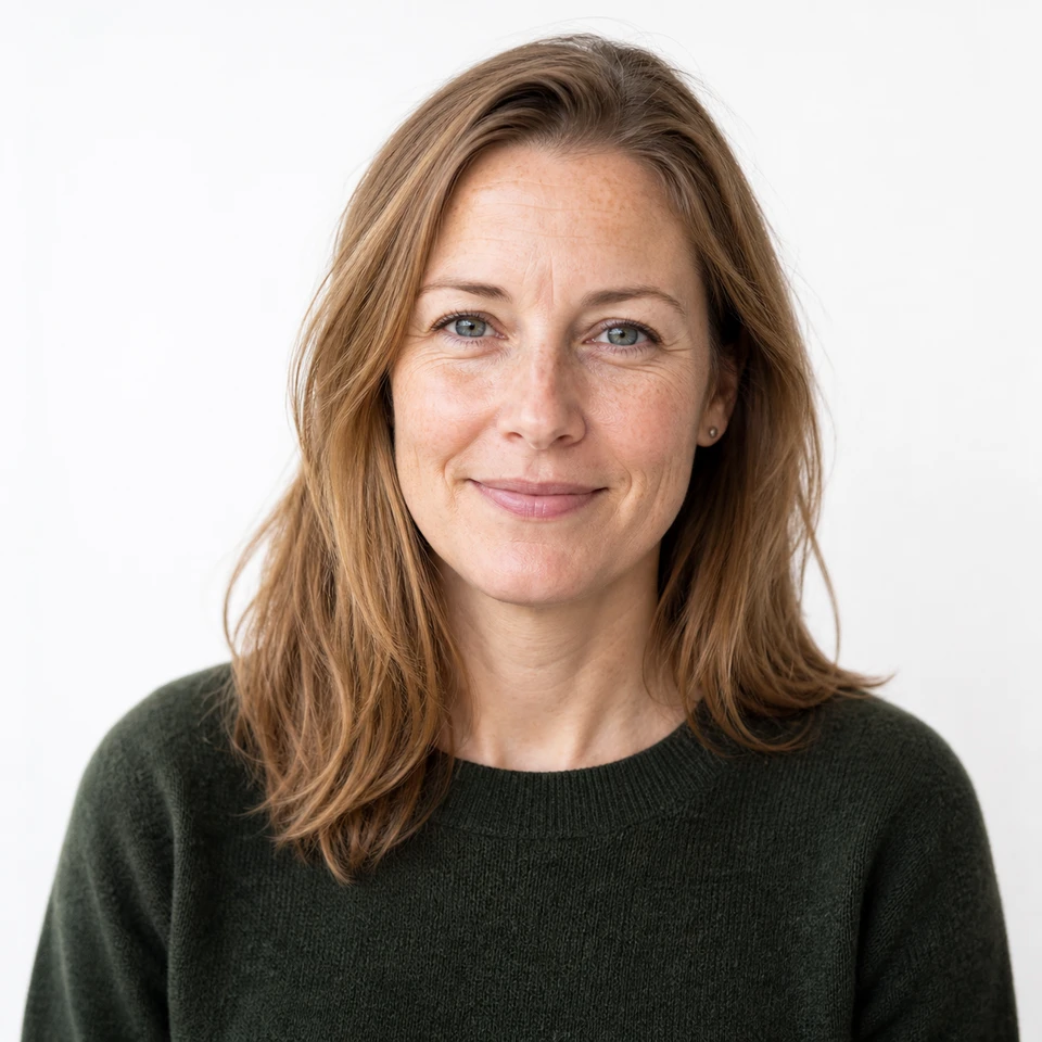 Porträtt av Vera Lindholm.